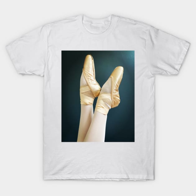 Ballet Pointe Shoes T-Shirt by nloooo